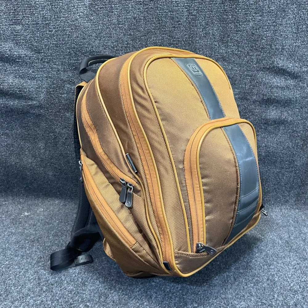 Tumi T-Tech 55381CP Bronze Ballistic Nylon Travel Bag Forsyth Laptop Backpack‎